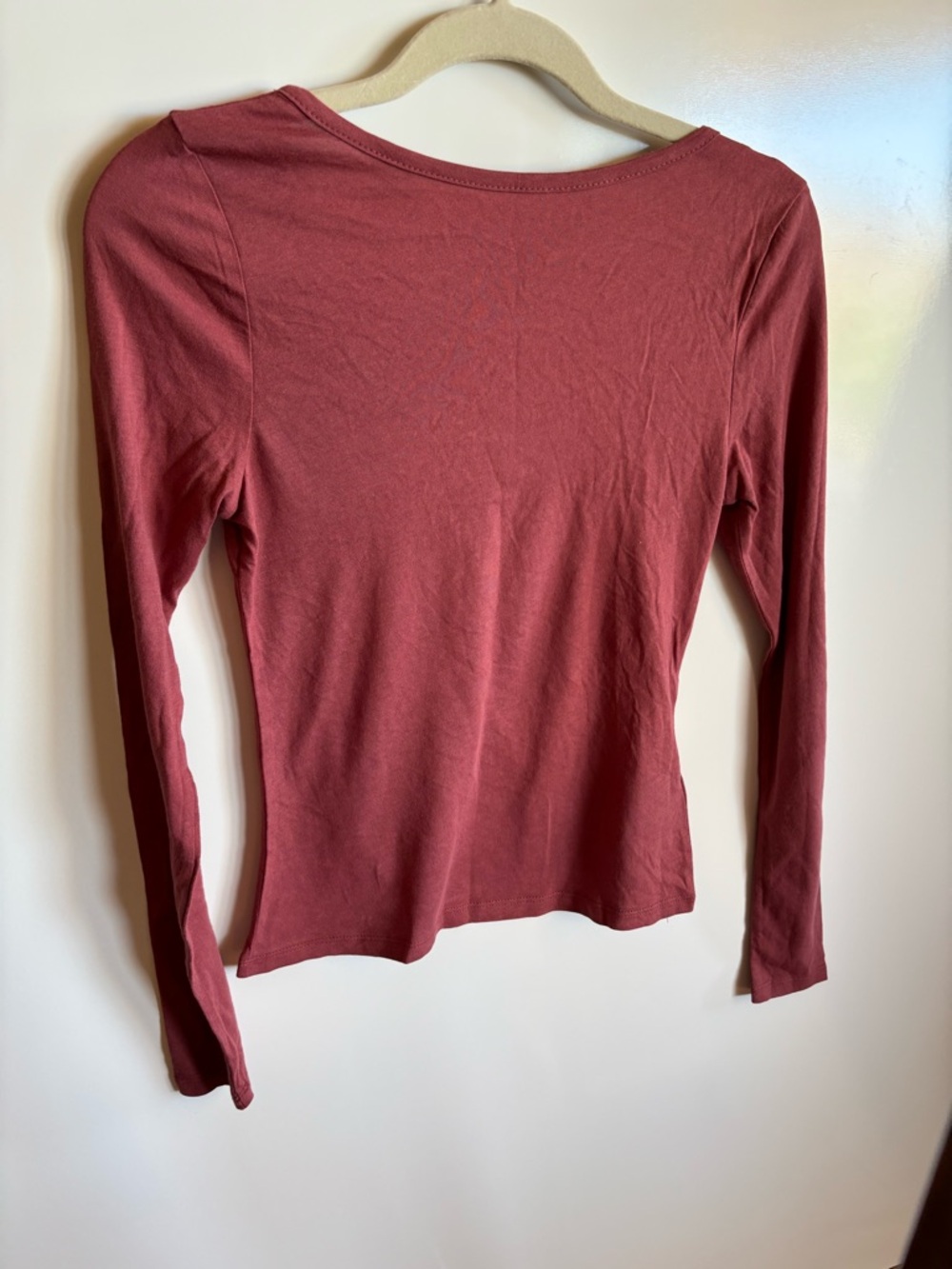 Splendid Long Sleeve Scoop Neck Top - Dusty Rose - Picture 8 of 9